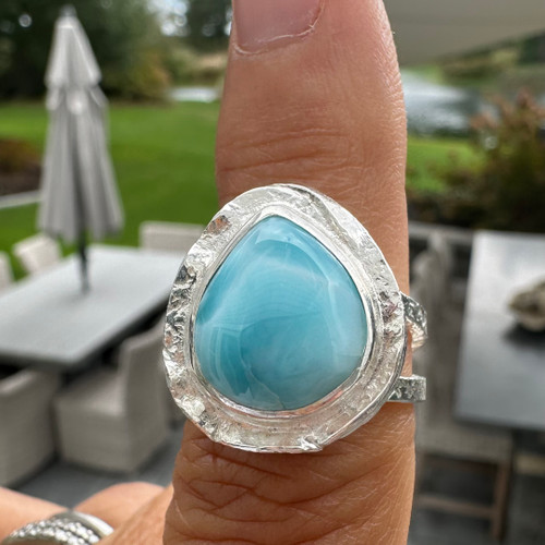 Larimar and Sterling Size 8