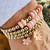 Pink Enamel Daisy Bracelet