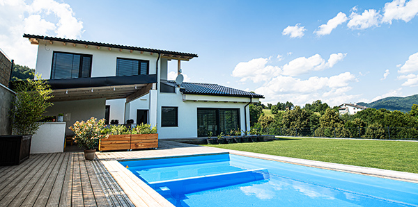 Backyard with an In-Ground Pool