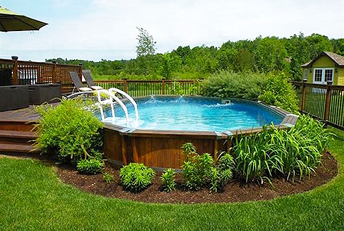 Rustic Above Ground Swimming Pool