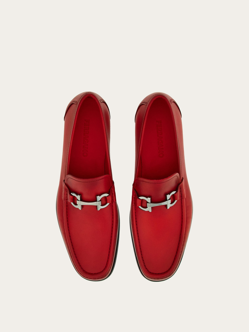 SALVATORE FERRAGAMO Gancini Embellished Moccasin