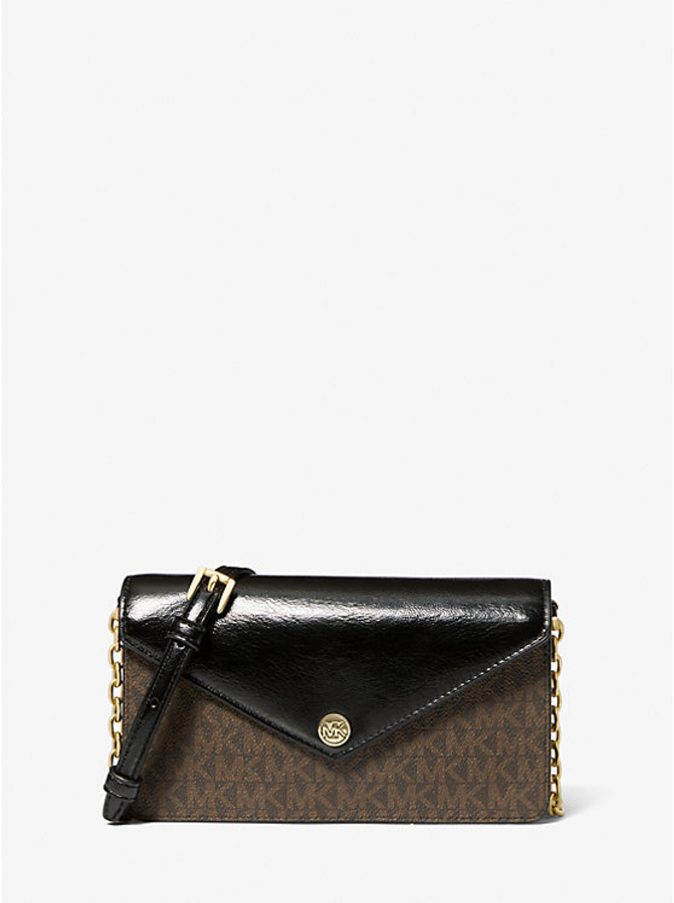 Michael Kors Black Leather Small Purse - Women's handbags