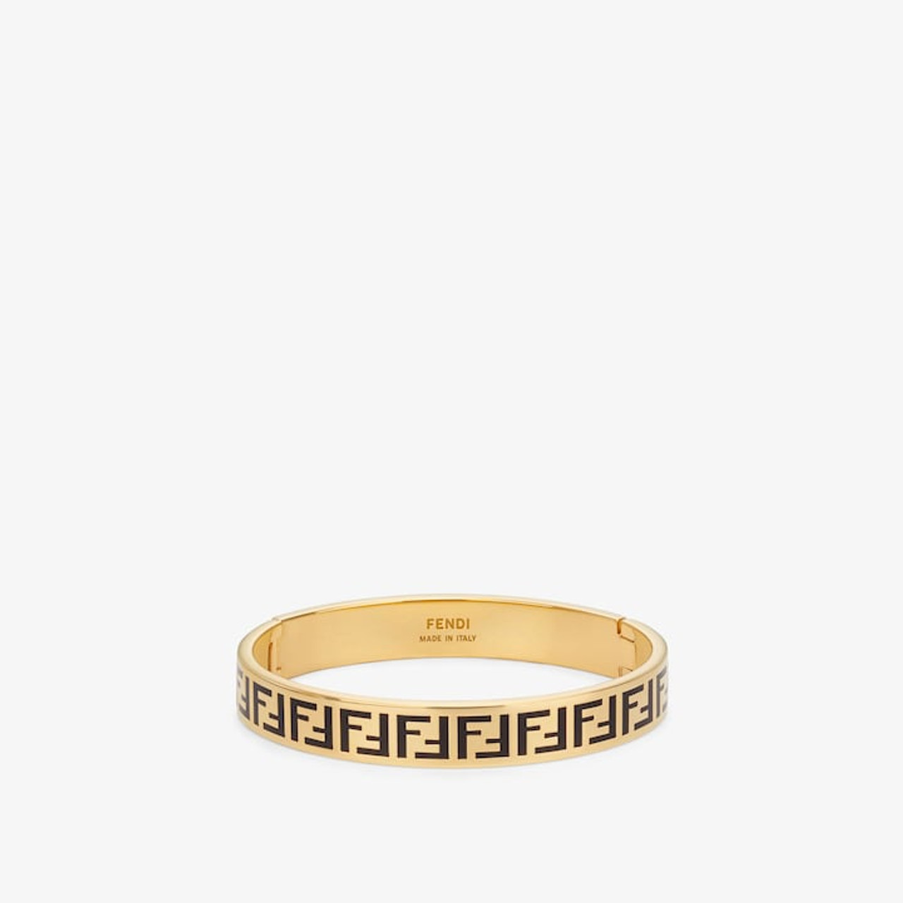 Fendi Enamel Logo ID Link Bracelet - Yellow, Silver-Tone Metal Link,  Bracelets - FEN304787 | The RealReal