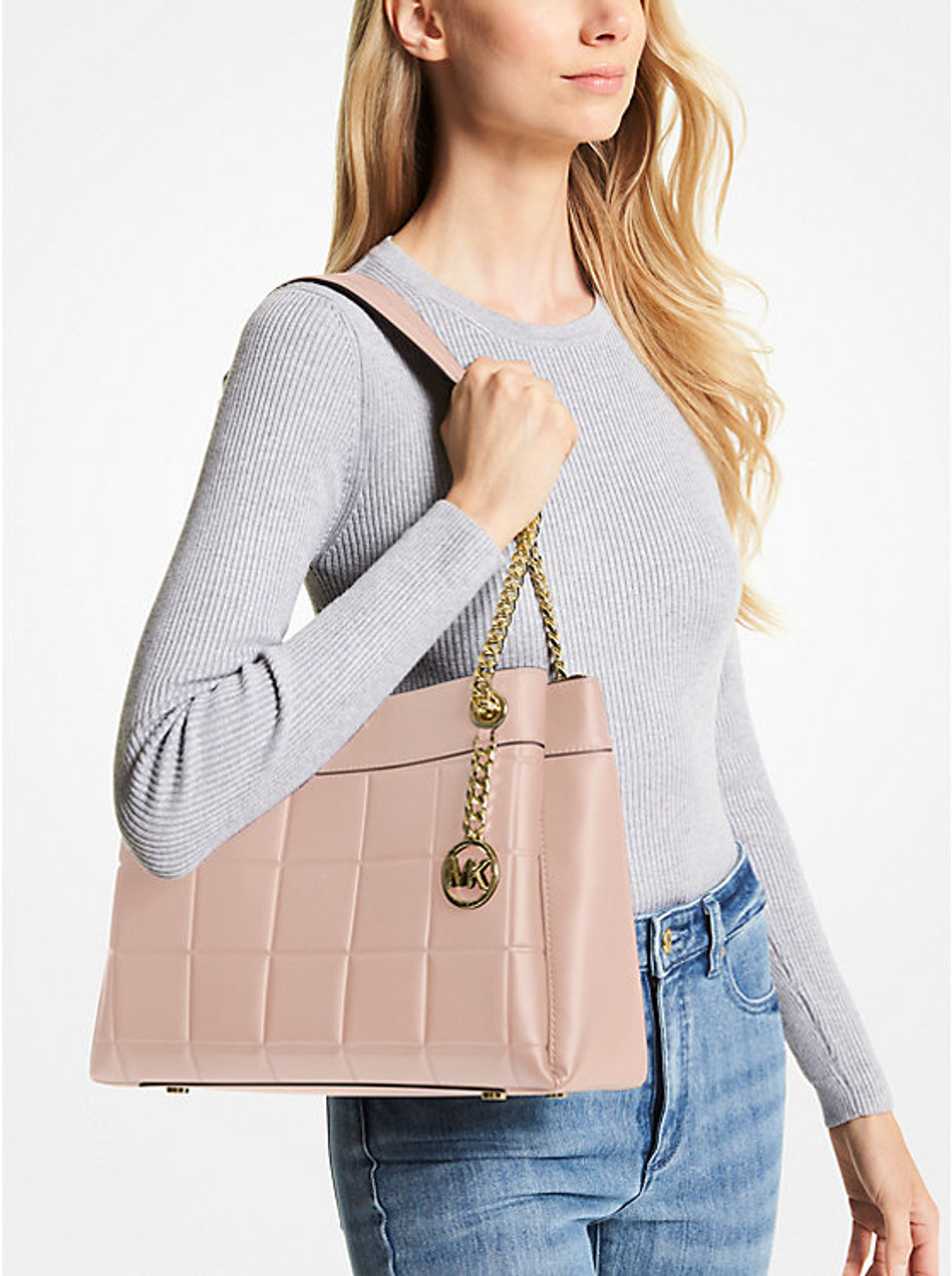 michael kors purse used Light pink | eBay