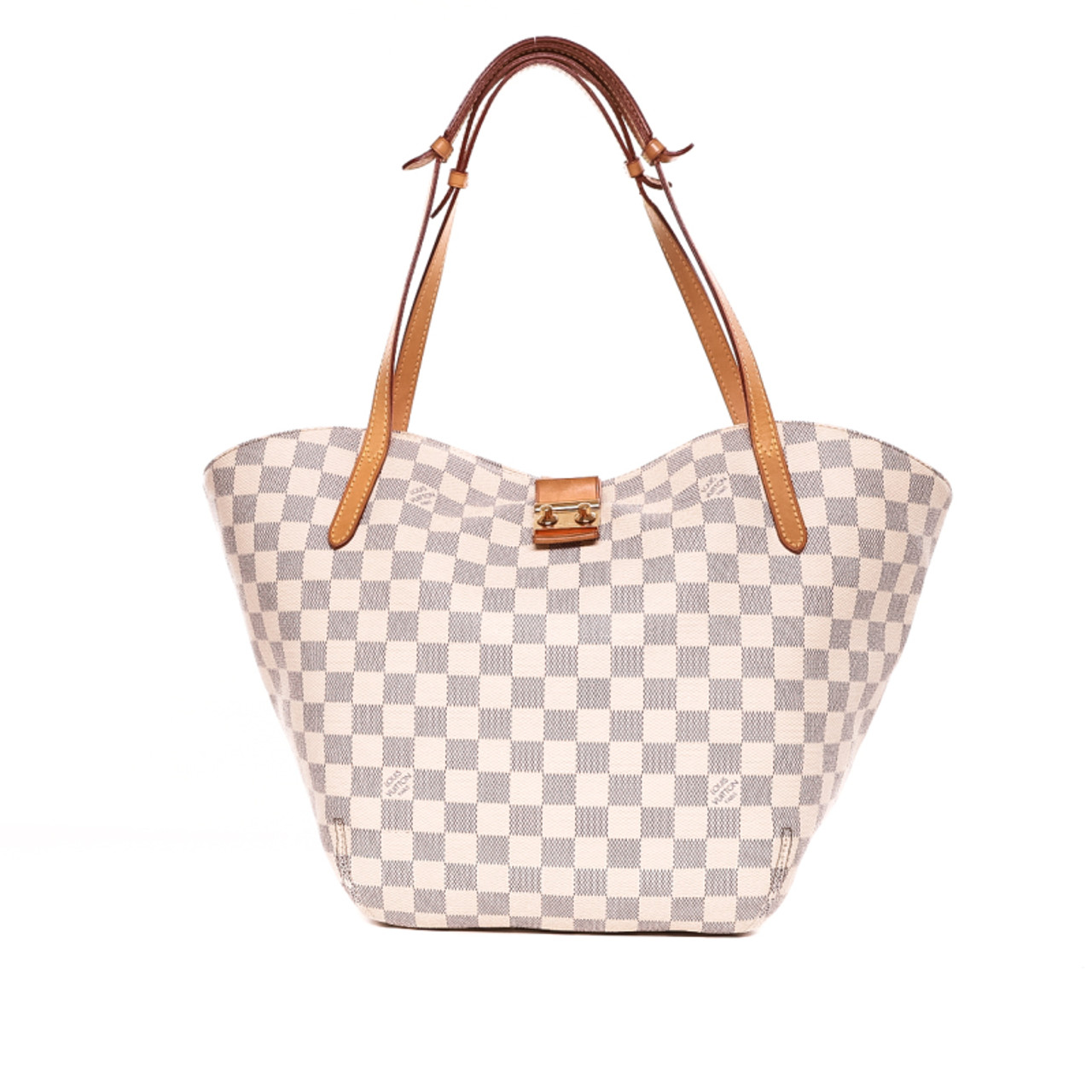 LOUIS VUITTON Kensington Damier Ebene Tote Bag Brown | eBay