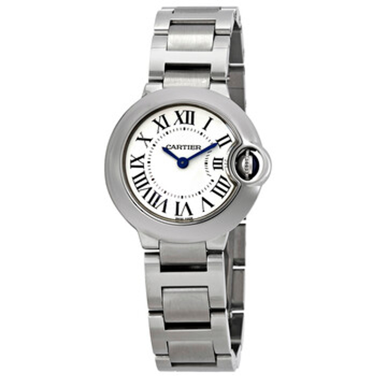 Cartier Tank Solo Pink Dial Red Strap Steel Ladies Watch W5200000 |  SwissWatchExpo