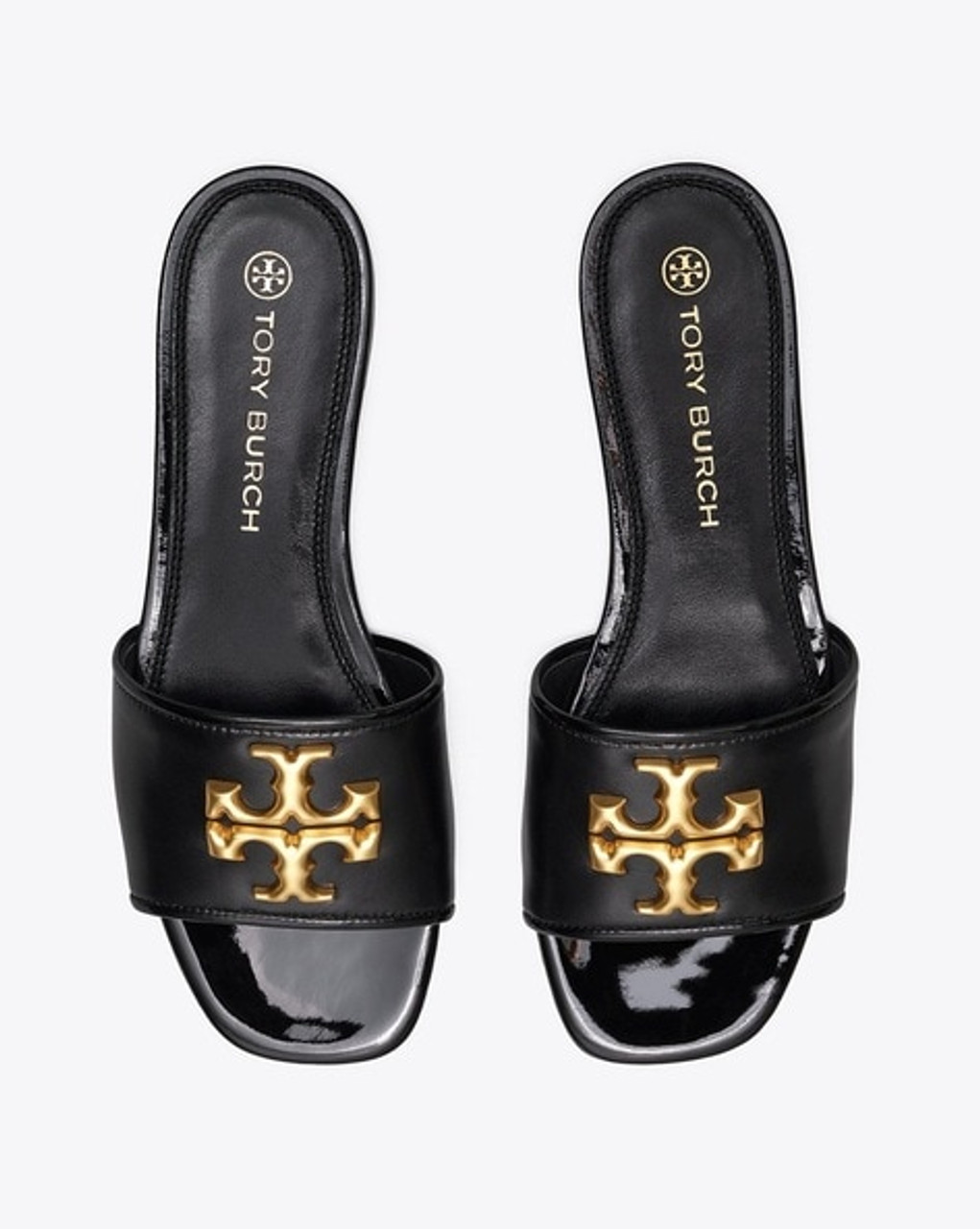 Tory burch store logo slides