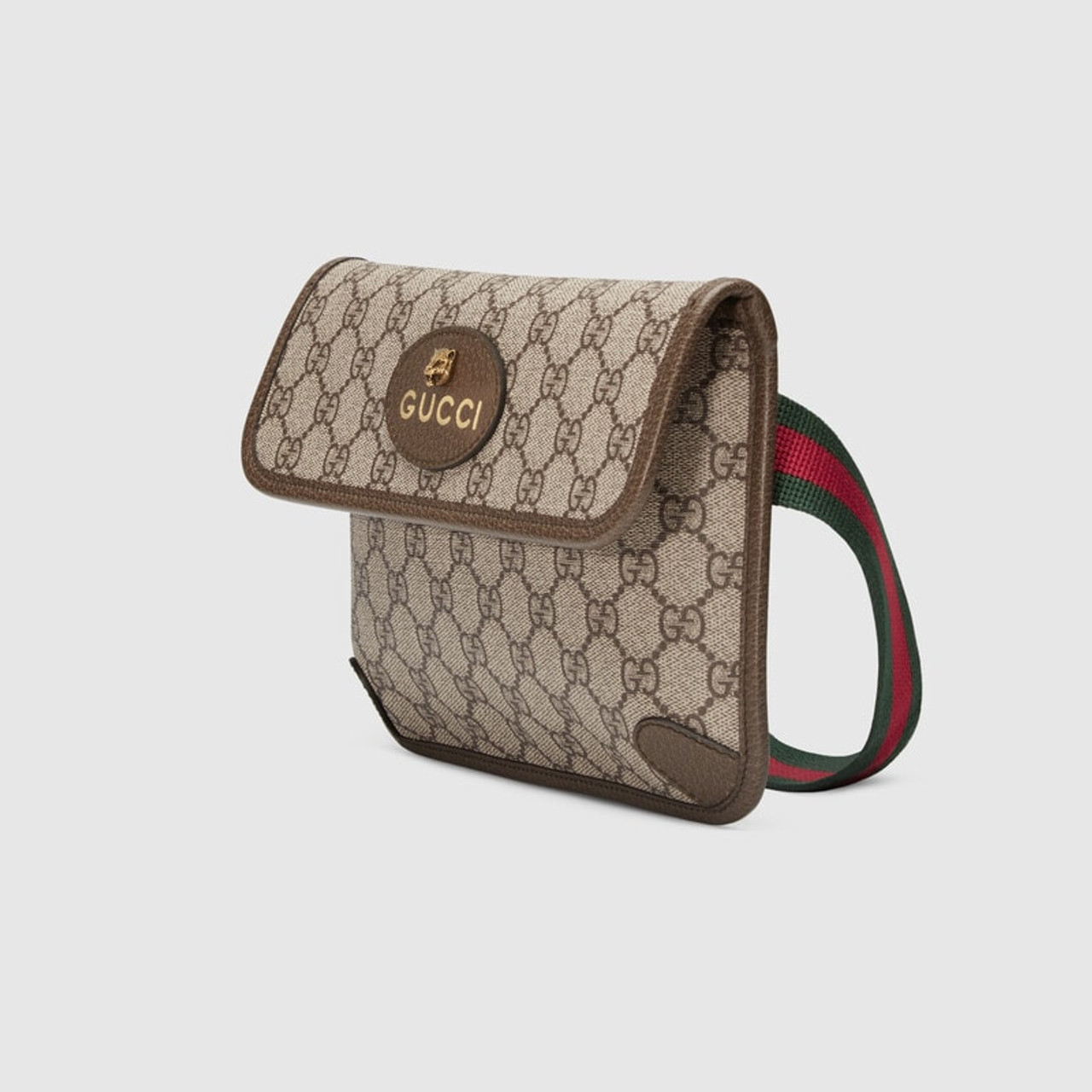 GG Supreme Canvas Belt Bag in Brown - Gucci