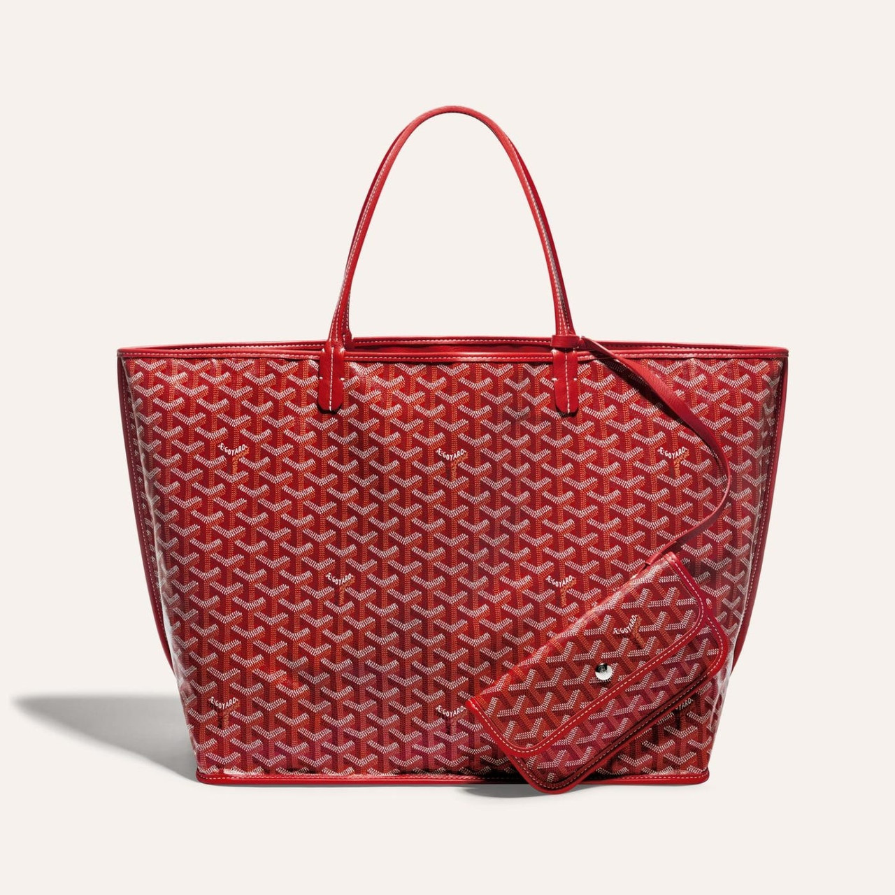 Goyard Anjou Reversible Tote Coated Canvas GM Blue