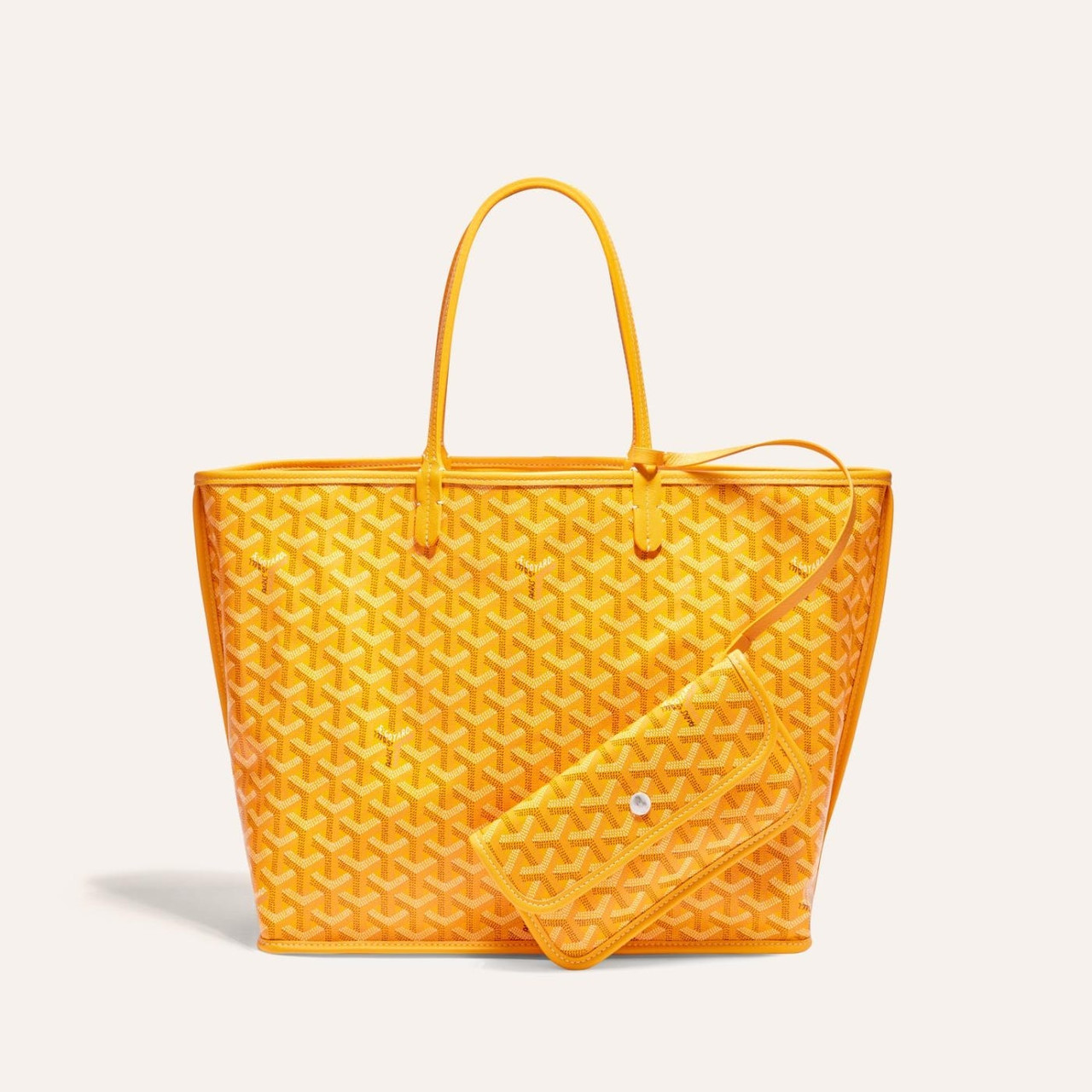 Goyard Anjou Tote Mini Yellow in Orange