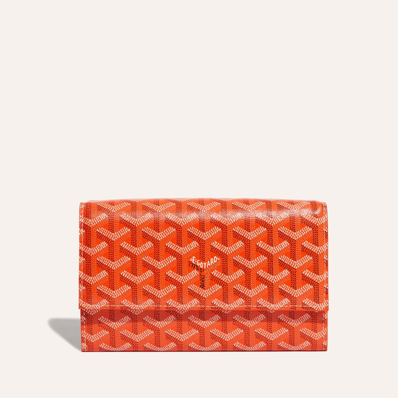 goyard wallet red