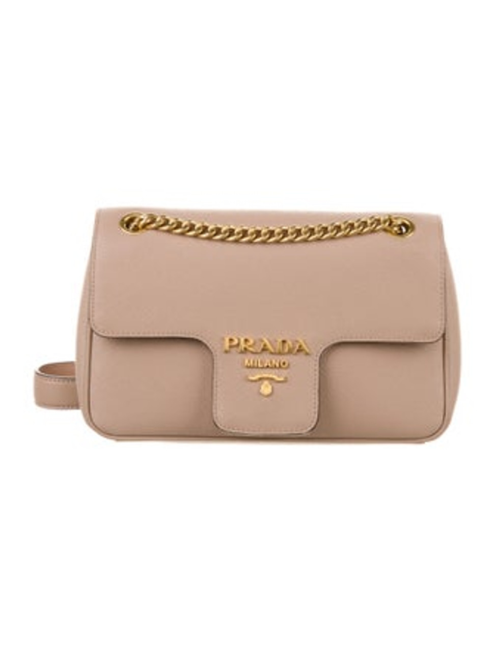 Prada Saffiano Pattina Flap Bag - Black Crossbody Bags, Handbags -  PRA869930