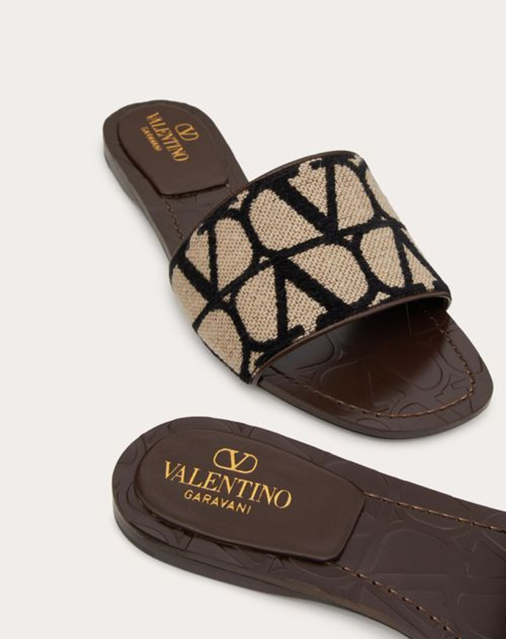 VALENTINO Iconographic Canvas Slides