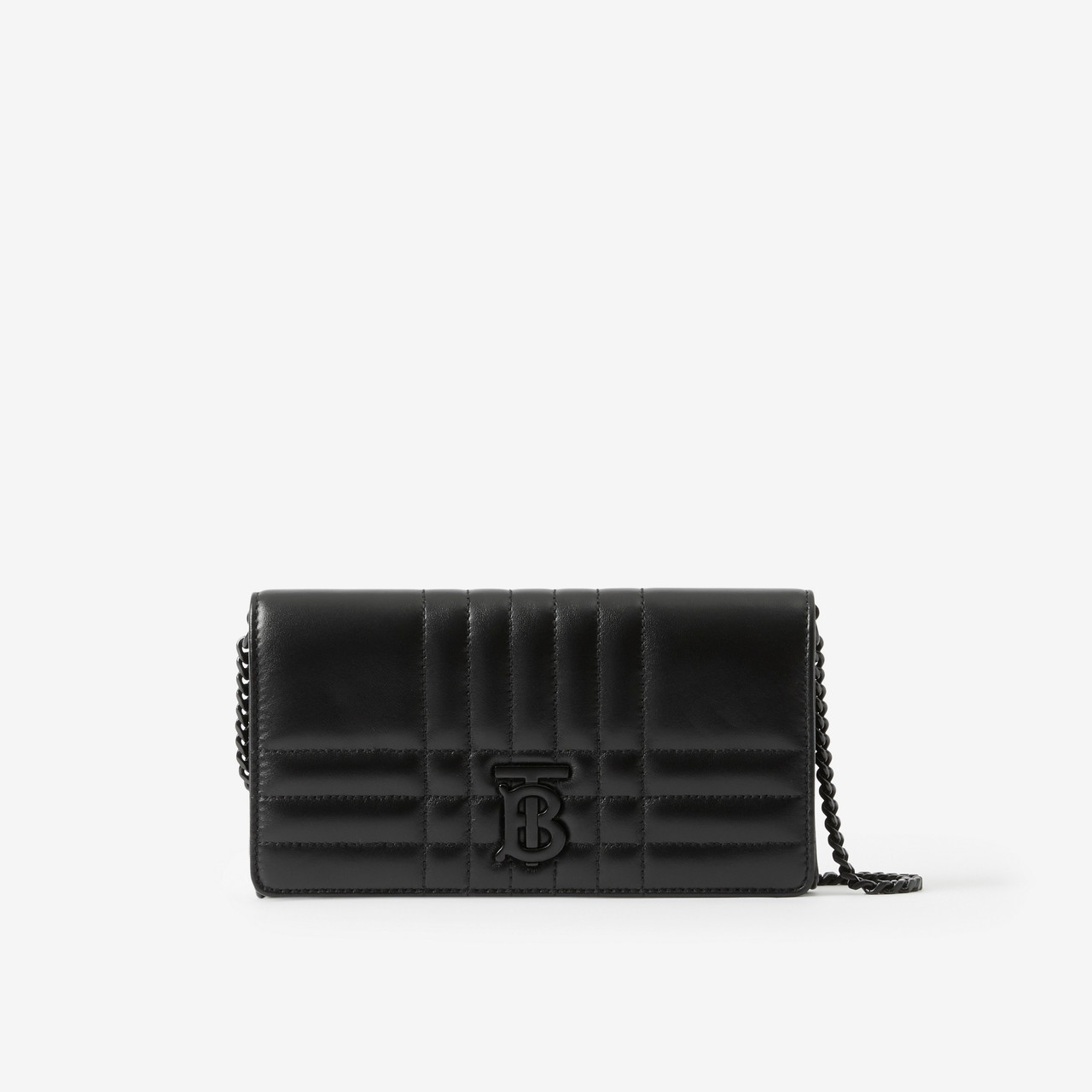 Quilted Leather Lola Card Case in Black/black - Women | Burberry® Official