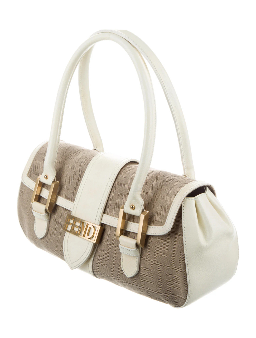 FENDI Zucca Shadow Shoulder Bag