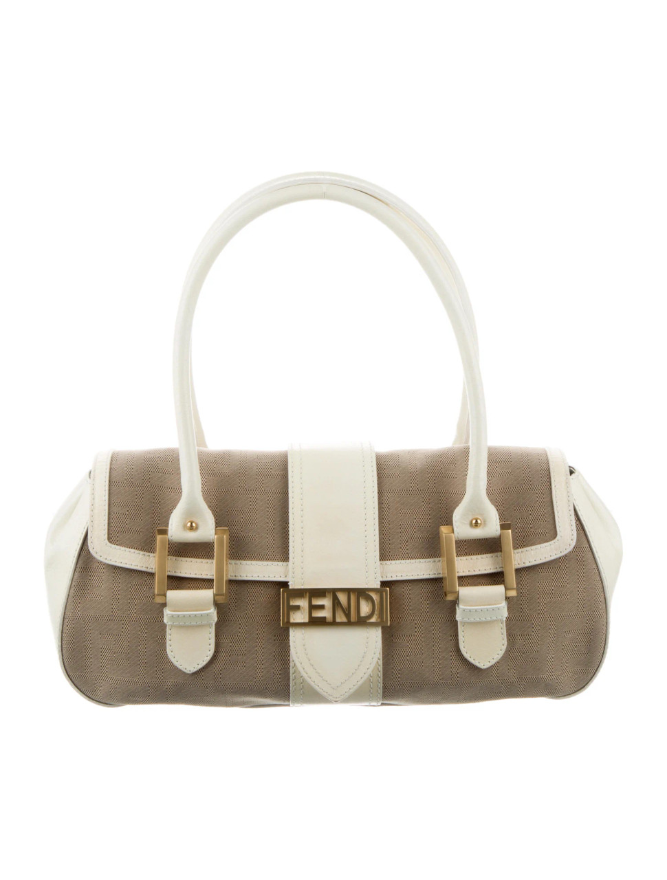 Fendi Zucca Flap Shoulder Bag (SHG-eG04kE) – LuxeDH