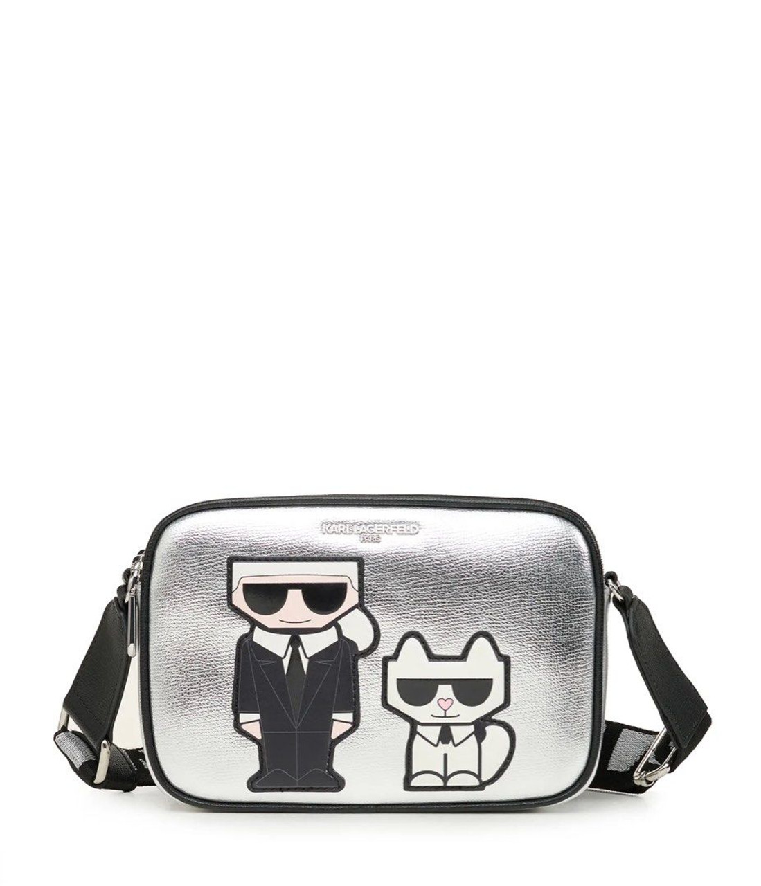 Karl Lagerfeld K/Cocktail Cat Crossbody Bag (7 235 UAH) ❤ liked on Polyvore  featuring bags, handbags, shoulder bags, black, ca… | Bags, Handbag straps,  Cat handbags
