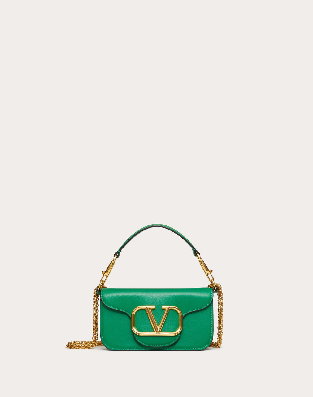 【VALENTINO】LOCO MINI SHOULDER BAG VALENTINO Small Garavani Locò Shoulder Bag In Calfskin