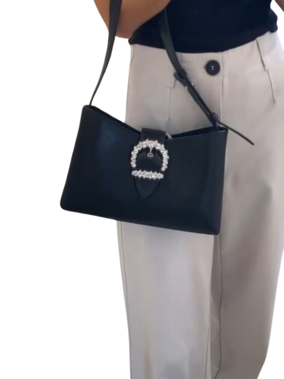 ショルダーバッグ・ポシェット JIMMY CHOO CHERI SOFT GRAINY SHOULDER BAG JIMMY CHOO Cheri Soft Grainy Shoulder Bag