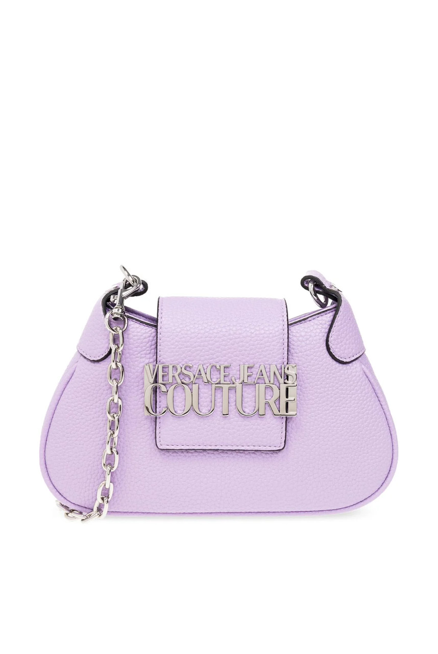 VERSACE JEANS* COUTURE ロゴ クロスボディバッグ スモール VERSACE JEANS COUTURE Logo Plaque Small Crossbody Bag