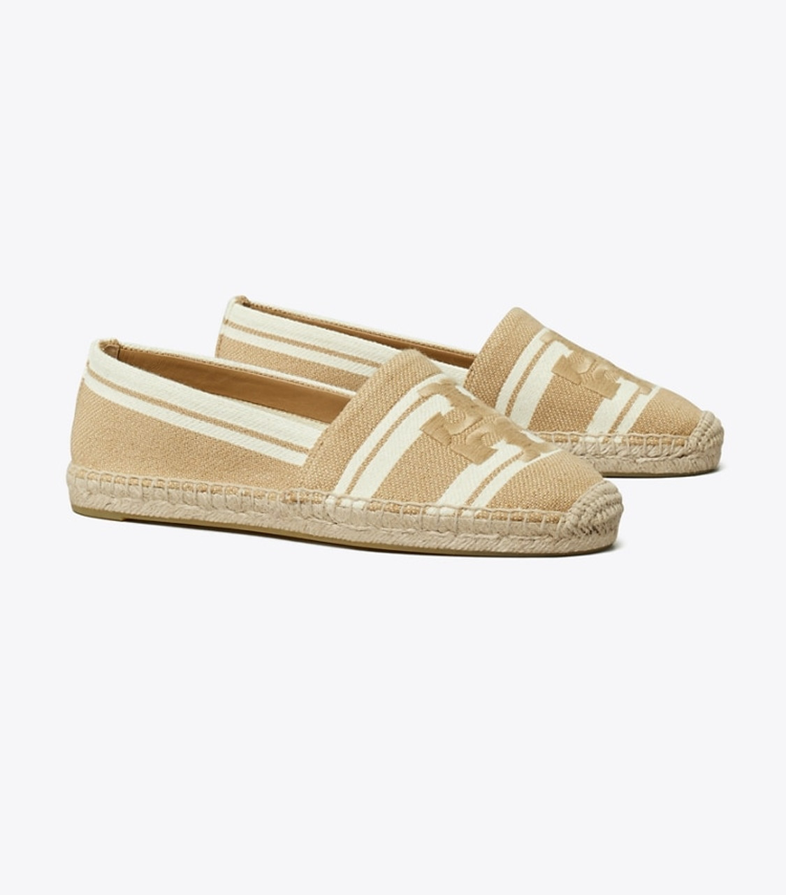 サンダル・ミュール Tory Burch DOUBLE T ESPADRILLE Women's Tory Burch Double T Espadrille | Zappos.com
