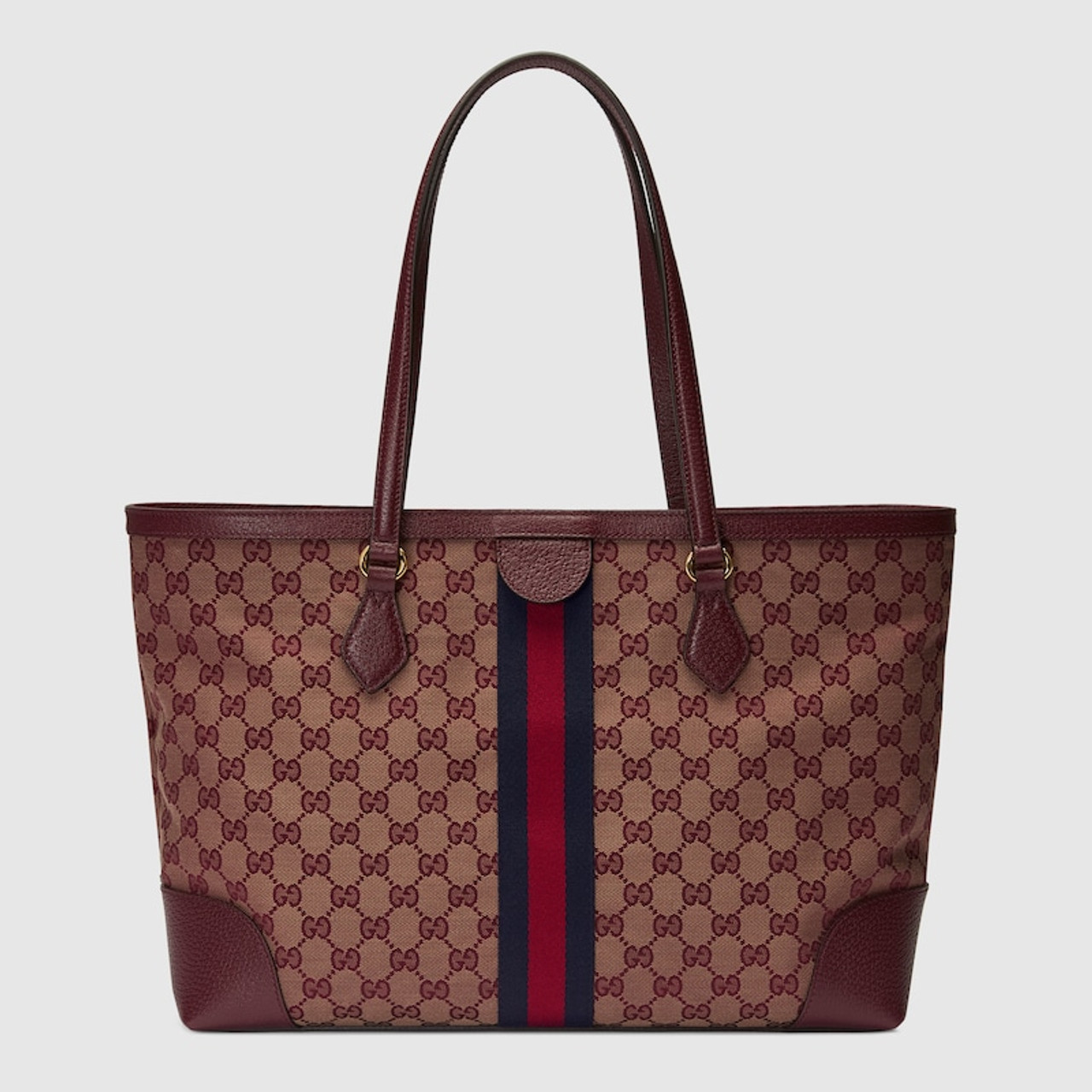 GUCCI GG SUPREME MONOGRAM CANVAS LARGE WEEKEND TOTE BAG - – SGN CLOTHING