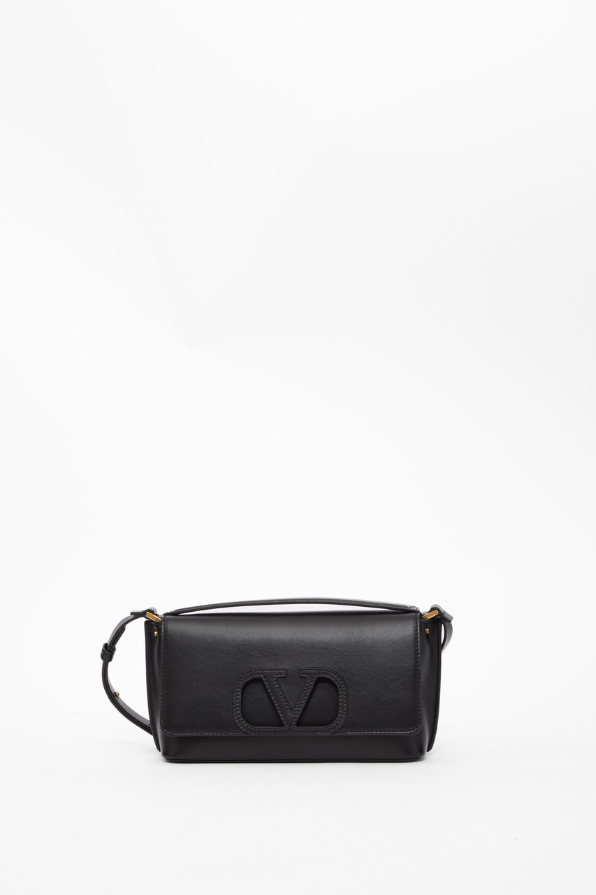 数量限定EXPRESS便可★VALENTINO FILL ME CALFSKIN SHOULDER BAG VALENTINO Fill Me Calfskin Shoulder Bag - Nero