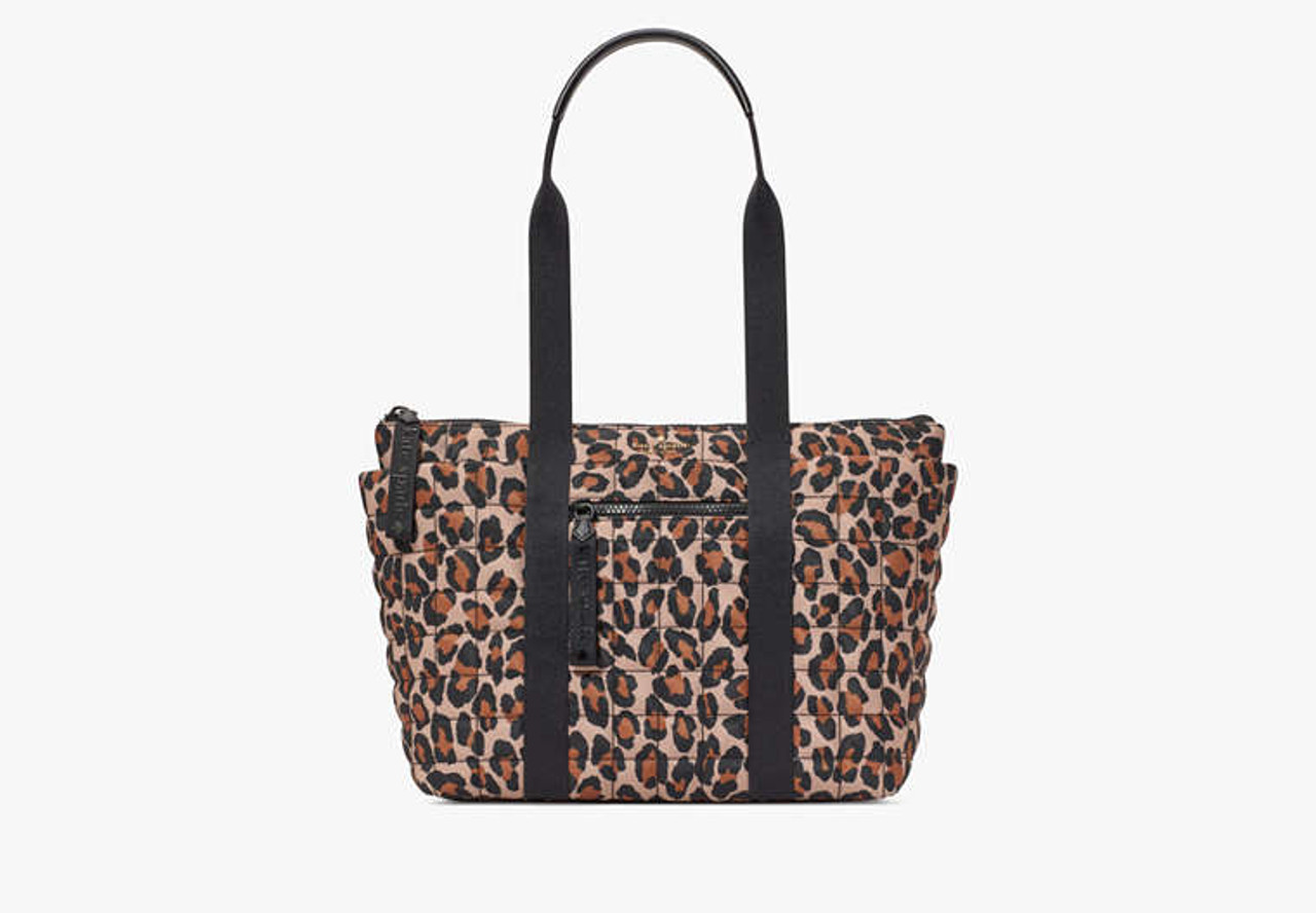Kate Spade Camden Spotted Leopard Medium Tote - Brown Multi