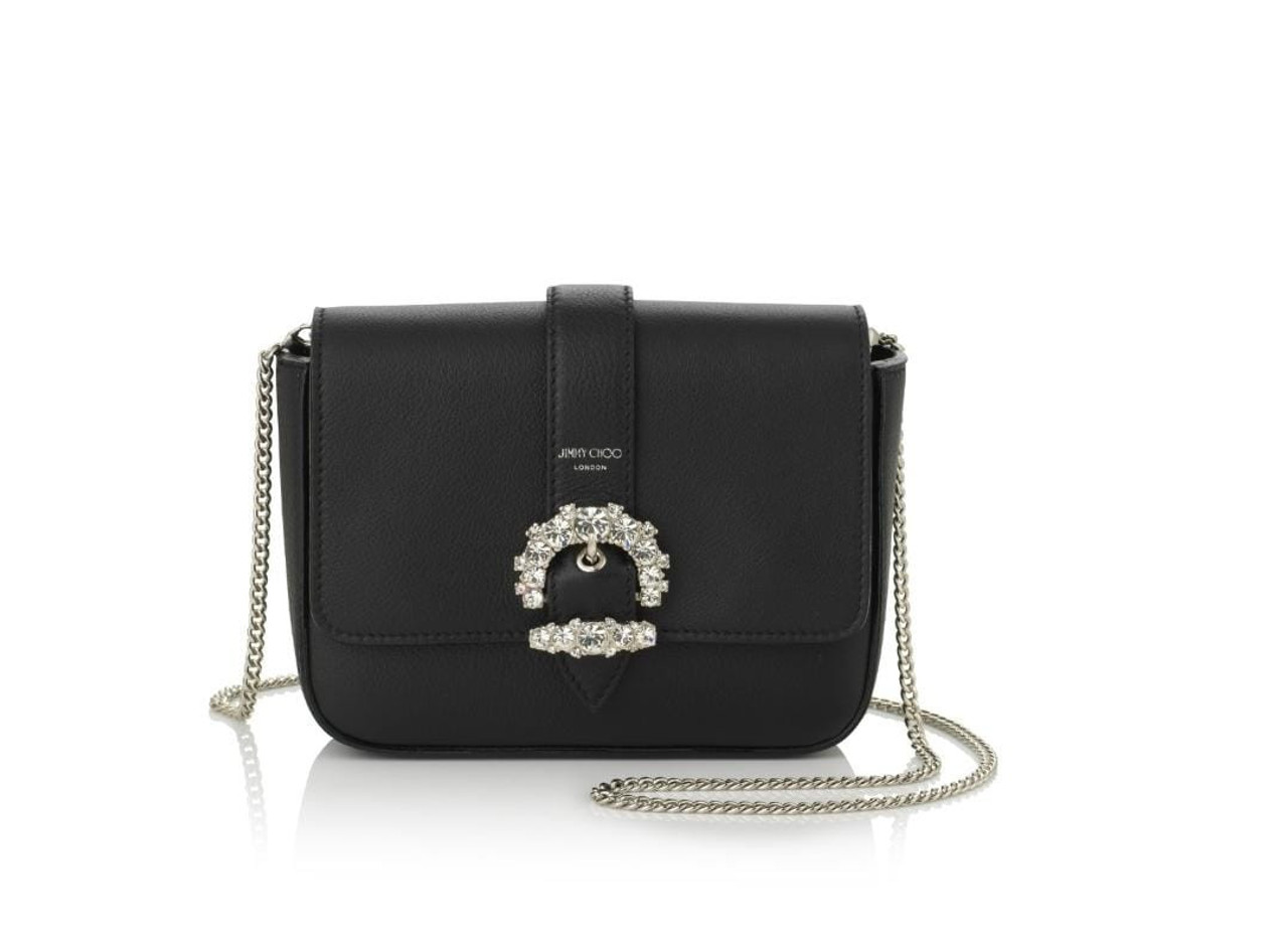 【JIMMY CHOO】Cheri Hobo/S-Osgl-Black ★関税送料込み JIMMY CHOO Cheri Crossbody OSGL