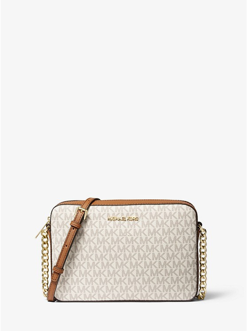 Michael Kors Hamilton Medium Vanilla MK Signature Pink Satchel Crossbody  Handbag : Clothing, Shoes & Jewelry - Amazon.com
