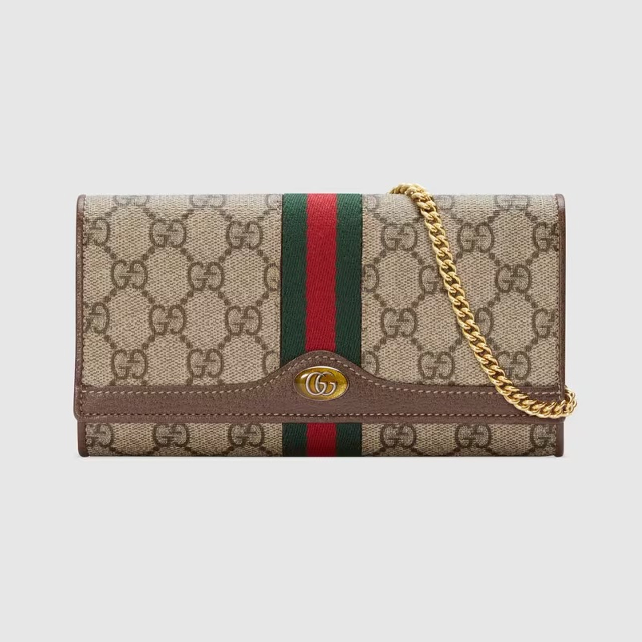 GUCCI Ophidia GG wallet with chain