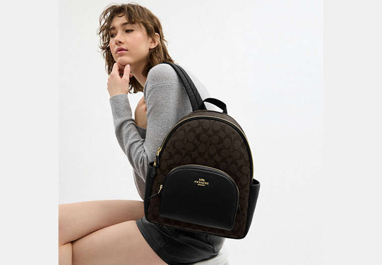 Coach Court Backpack In Signature Canvas - Signature Canvas