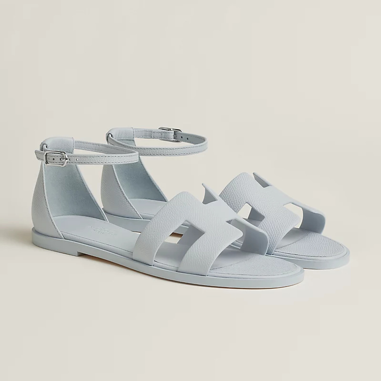 軽快夏仕様♪【HERMES】Santorini サンダル 調節ストラップ HERMES Santorini sandal