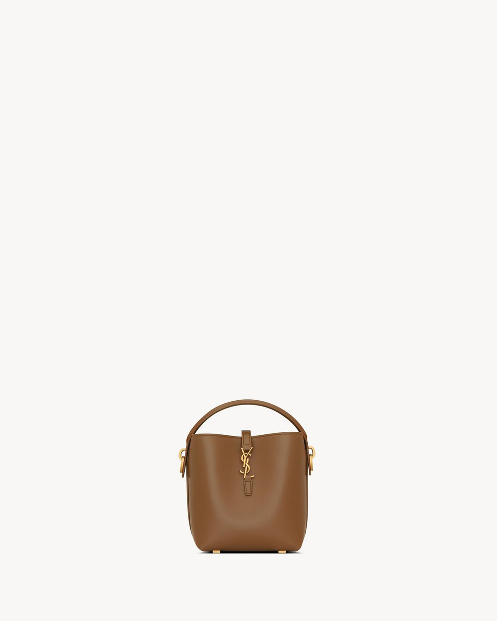 SAINT LAURENT Le 37 Mini In Shiny Leather