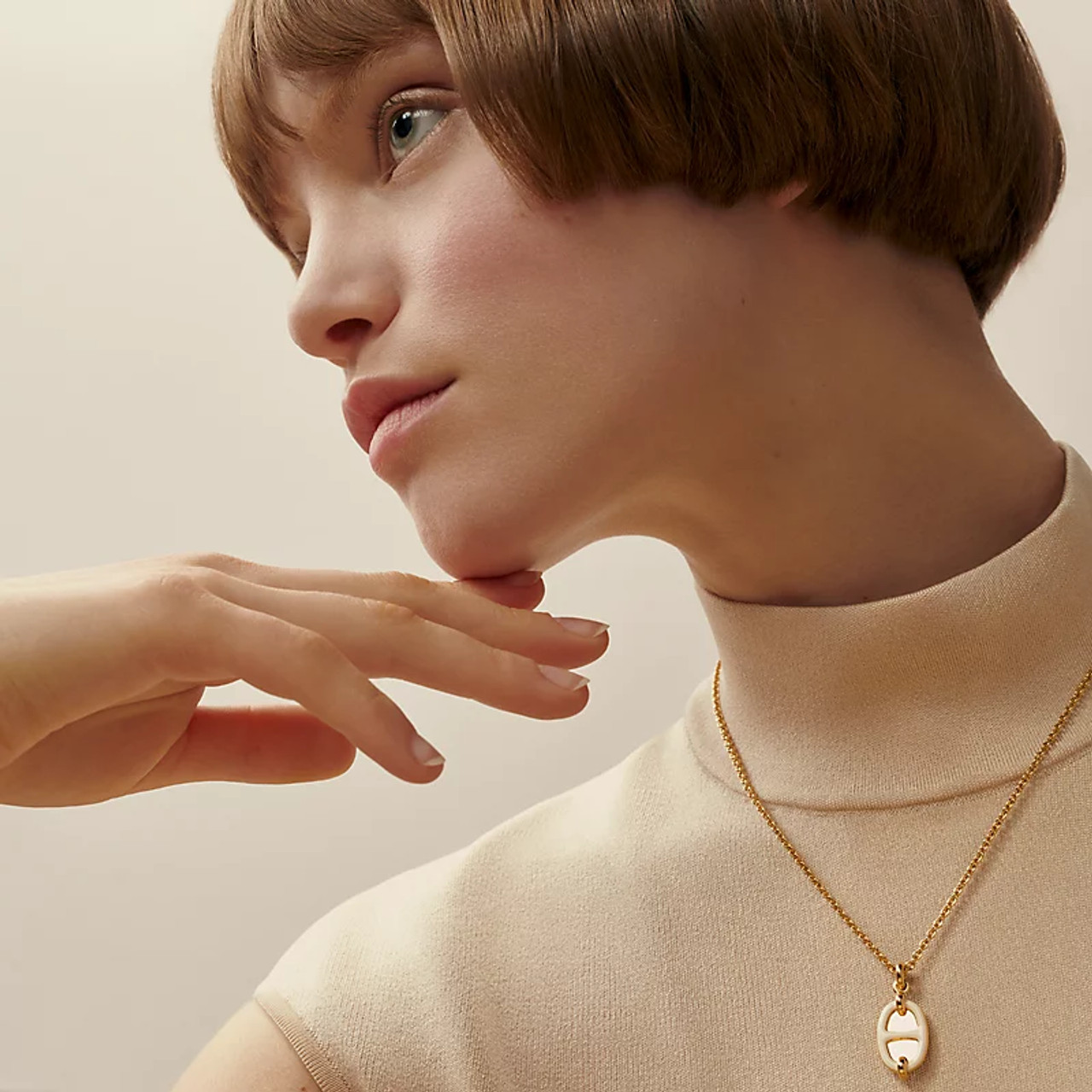 【HERMES】Mini Link Pendant small model エルメス HERMES Mini Link Pendant, small model
