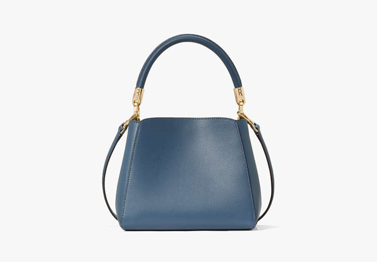 【Kate Spade】Phoebe Applique Small Top Handle ◆国内発送◆ Kate Spade Phoebe Applique Small Top Handle Bag - Bluestone