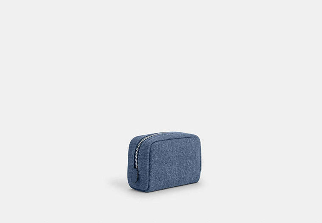ポーチ Coach CAP97 Pouch Wristlet DENIM Coach Pouch Wristlet - Denim/Silver/Indigo