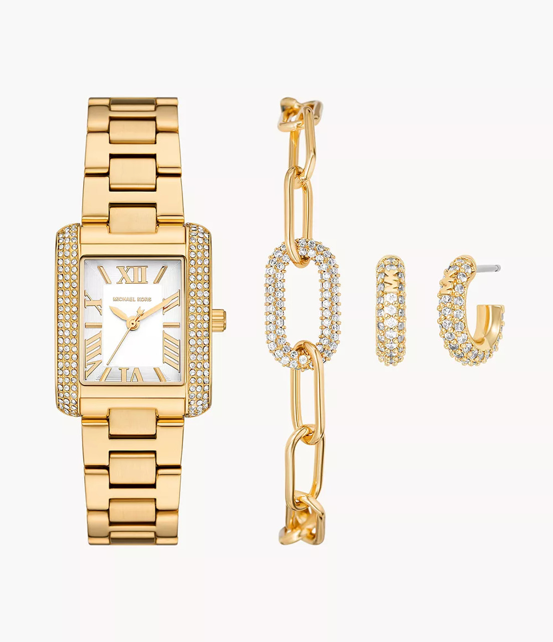 Michael Kors Emery Three-Hand Gold-Tone Stainless Steel