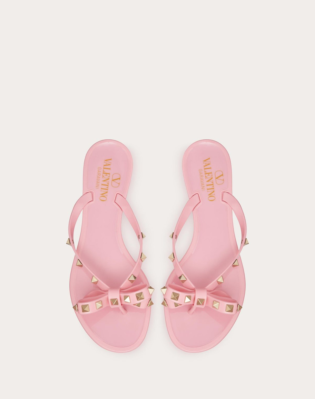 VALENTINO rockstud rubber slipper