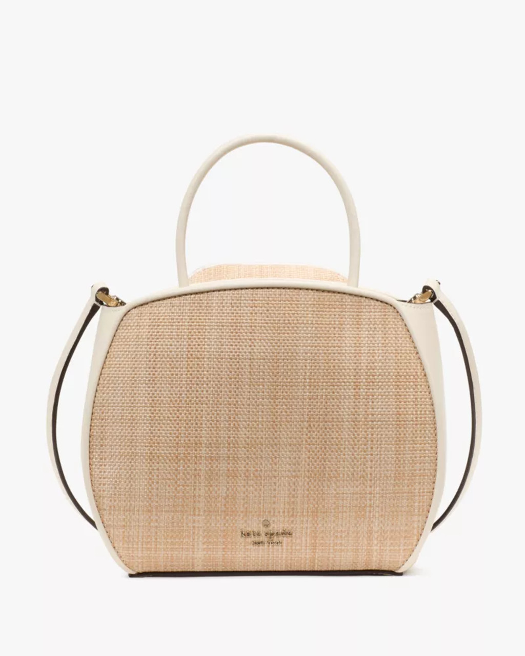 ショルダーバッグ・ポシェット Kate Spade KK969 Flora Rose Straw Crossbody KATE SPADE Flora Rose Straw Crossbody