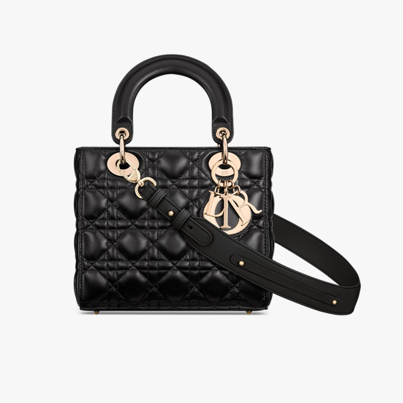DIOR Lady Dior ABCD Small Bag - Black