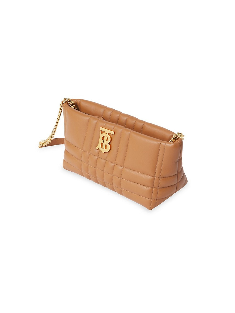 Burberry Small Quilted Crossbody Bag, Brown