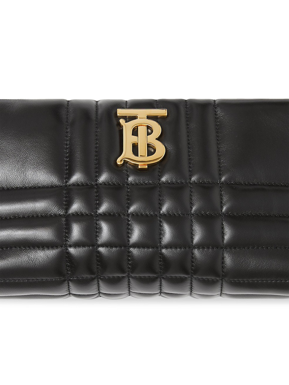 Lola Small Leather Shoulder Bag in Black - Burberry