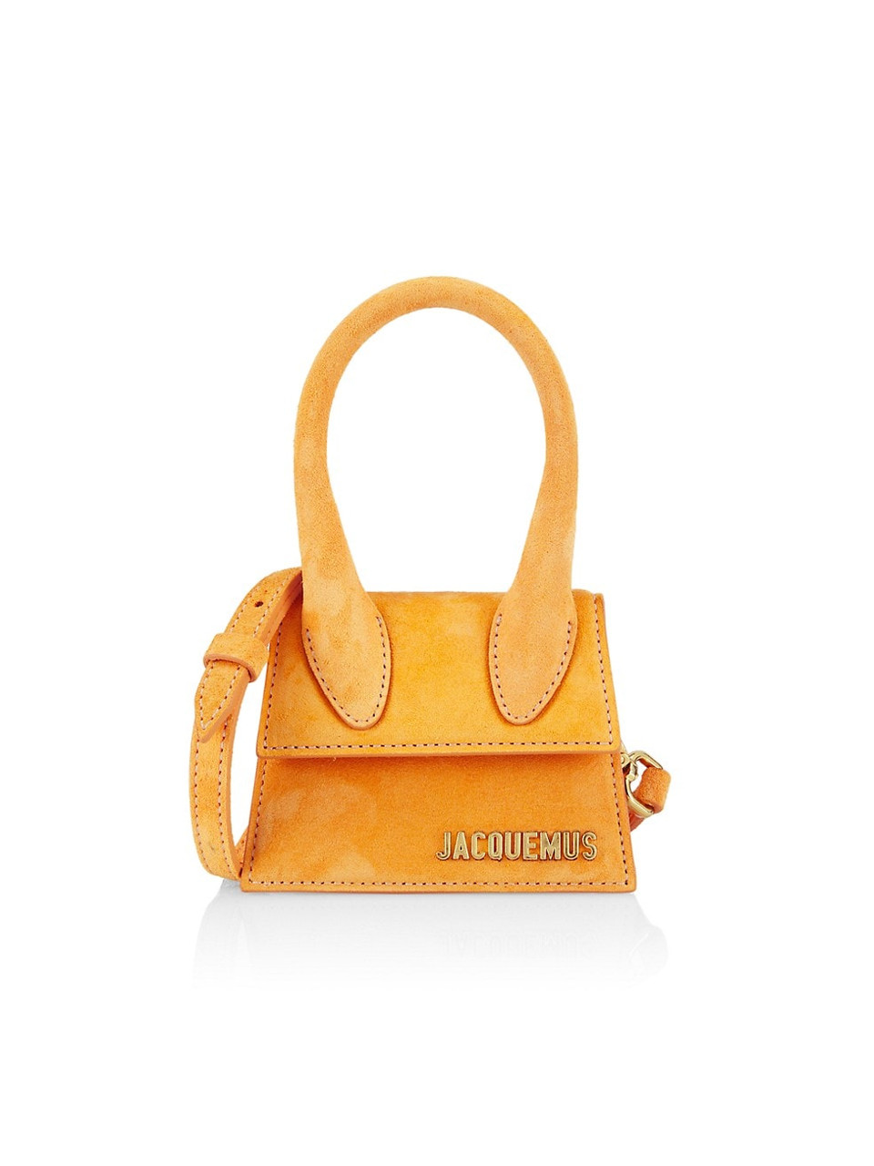 Jacquemus Le Chiquito Mini Satchel Bag, Dark Yellow, Women's, Handbags & Purses Satchels