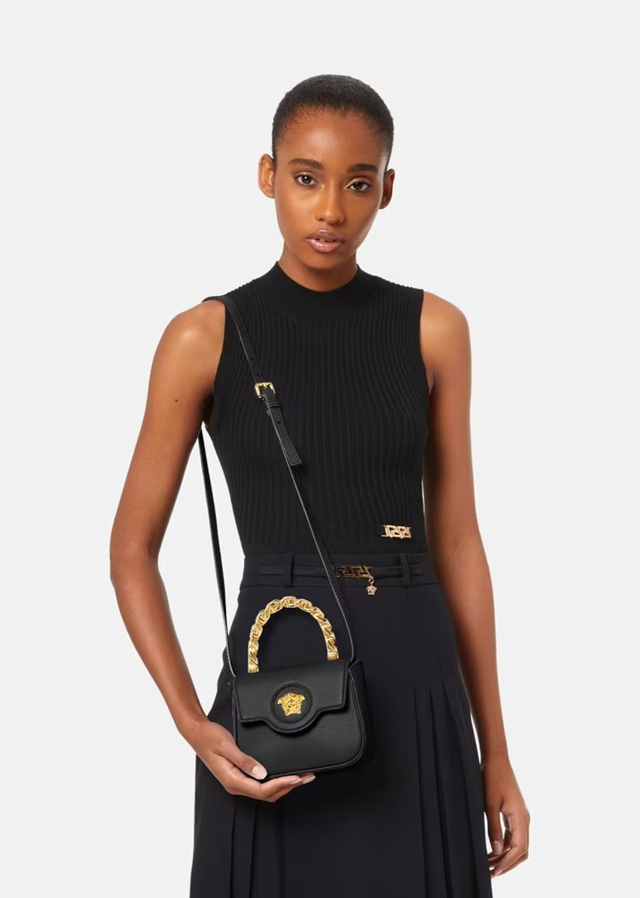 VERSACE BAROCCO DENIM LA MEDUSA SMALL HANDBAG – Enzo Clothing Store