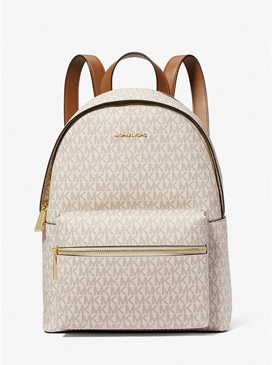 MICHAEL KORS Sally Medium 2-In-1 Logo and Faux Leather Backpack