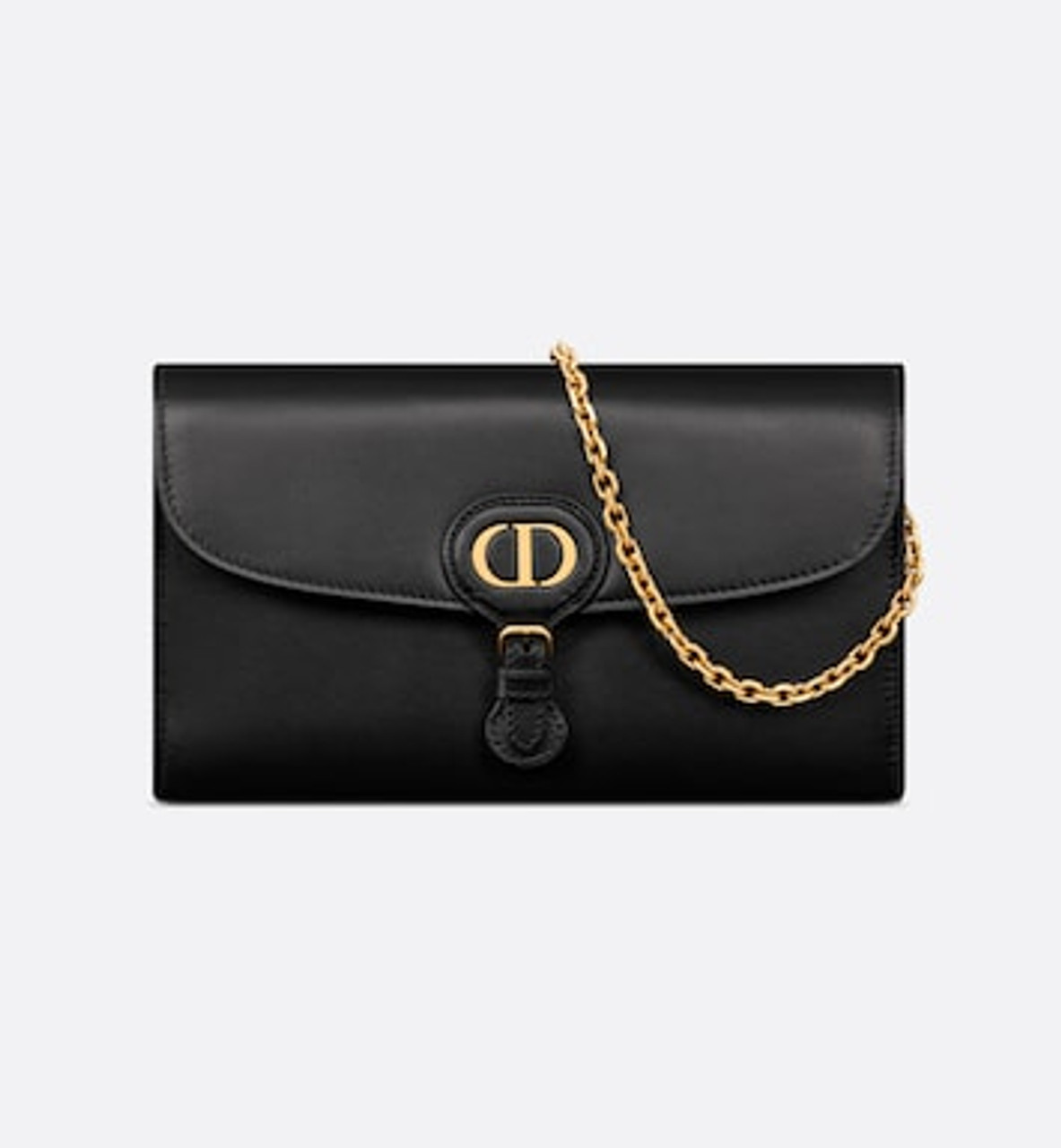 Rose Chain Clutch in Black - Women, Leather | Burberry® Official