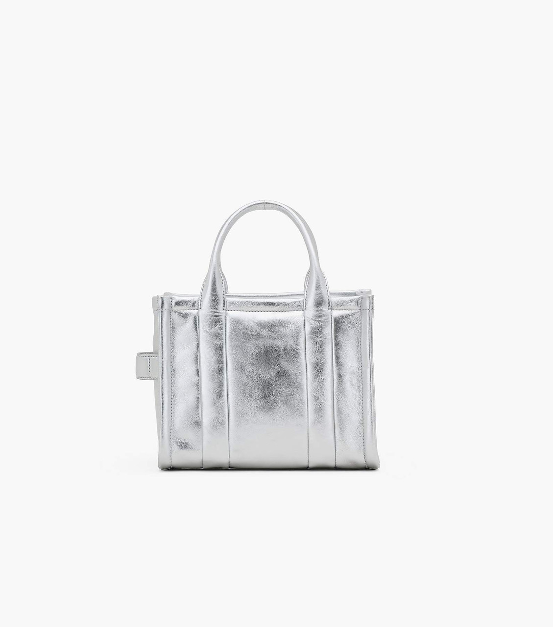 Marc Jacobs The Small Tote Bag in Silver Leather