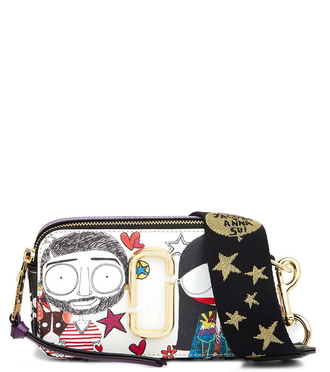 Marc Jacobs The Snapshot Spray Paint Bag in White