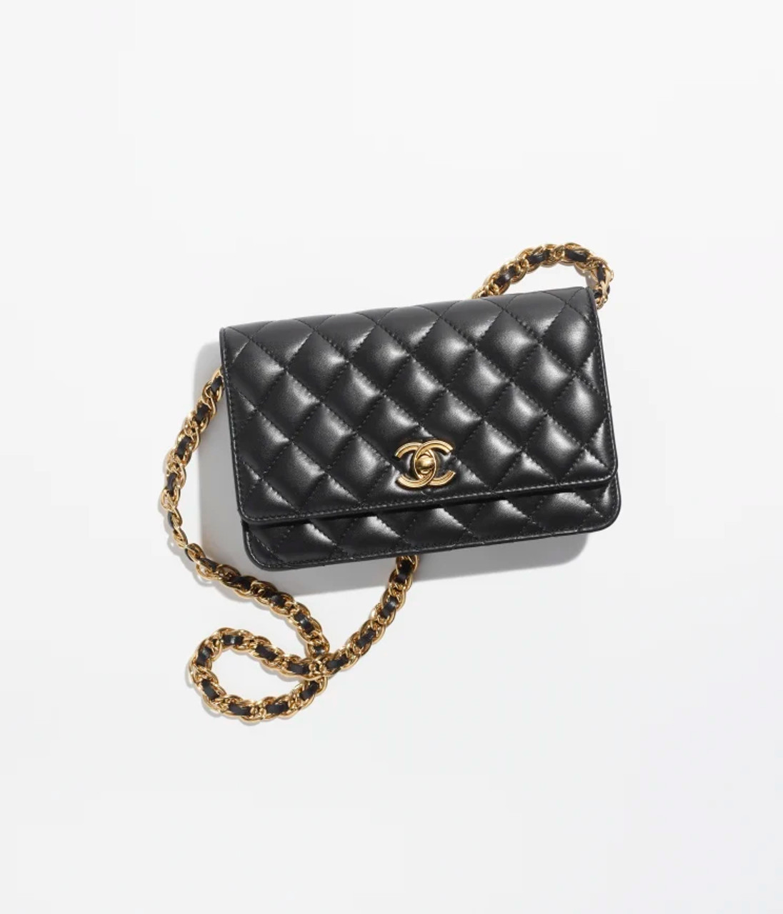 CHANEL Black Caviar Mini Wallet on Chain Silver Hardware – AYAINLOVE  CURATED LUXURIES